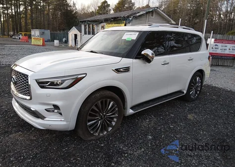 2021 Infiniti Qx80 Sensory z USA, uszkodzony, nr VIN JN8AZ2BF3M9719157